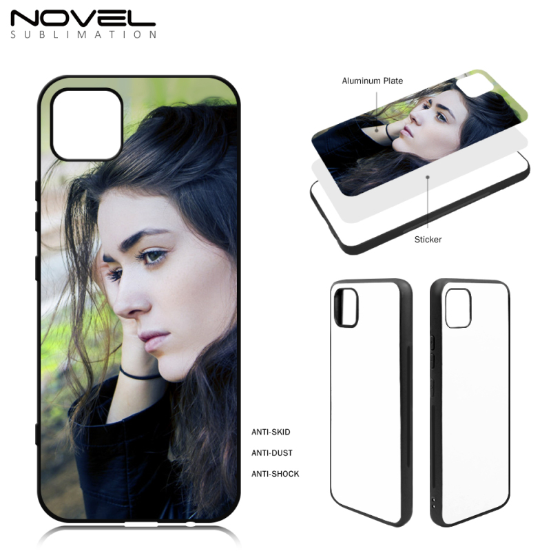 For Oppo Realme C11 Personality 2D TPU Sublimation Mobile Phone Case With Blank Metal Insert
