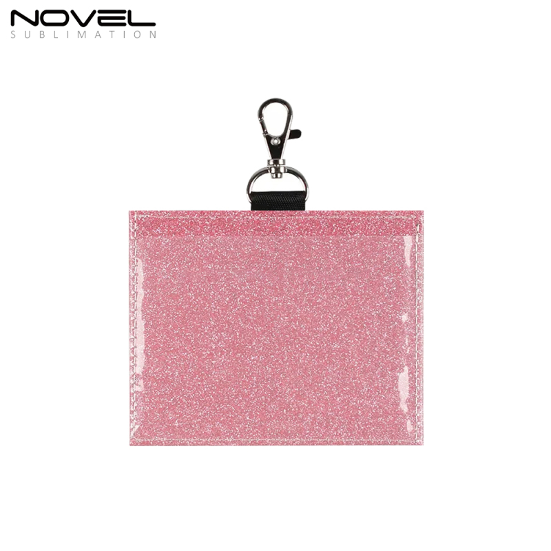 Wholesale Blank Heat Transfer PU Leather Card Holder Front White Back Color Card Bag
