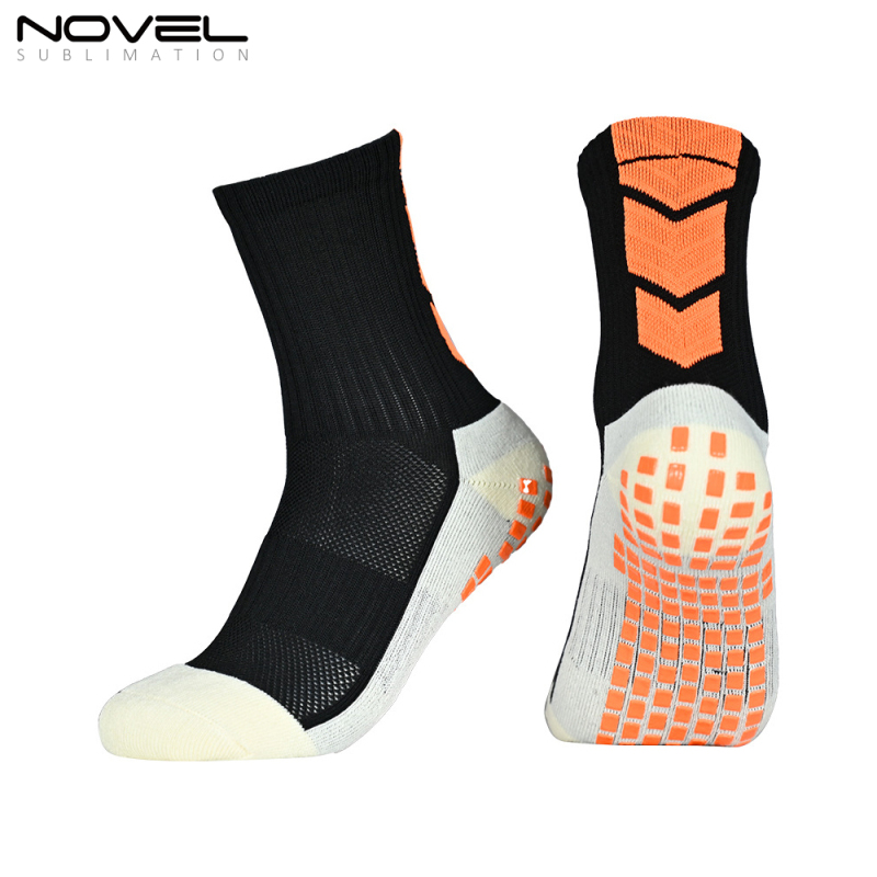 Wholesale price performance sports non-slip soccer grip socks anti slip football socks for men