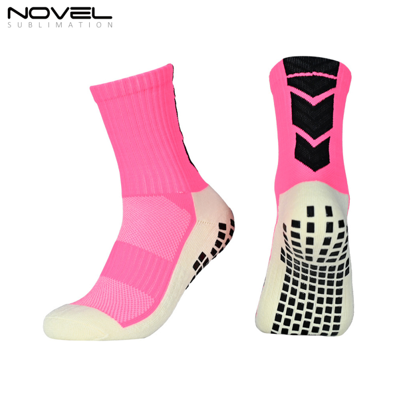 Wholesale price performance sports non-slip soccer grip socks anti slip football socks for men