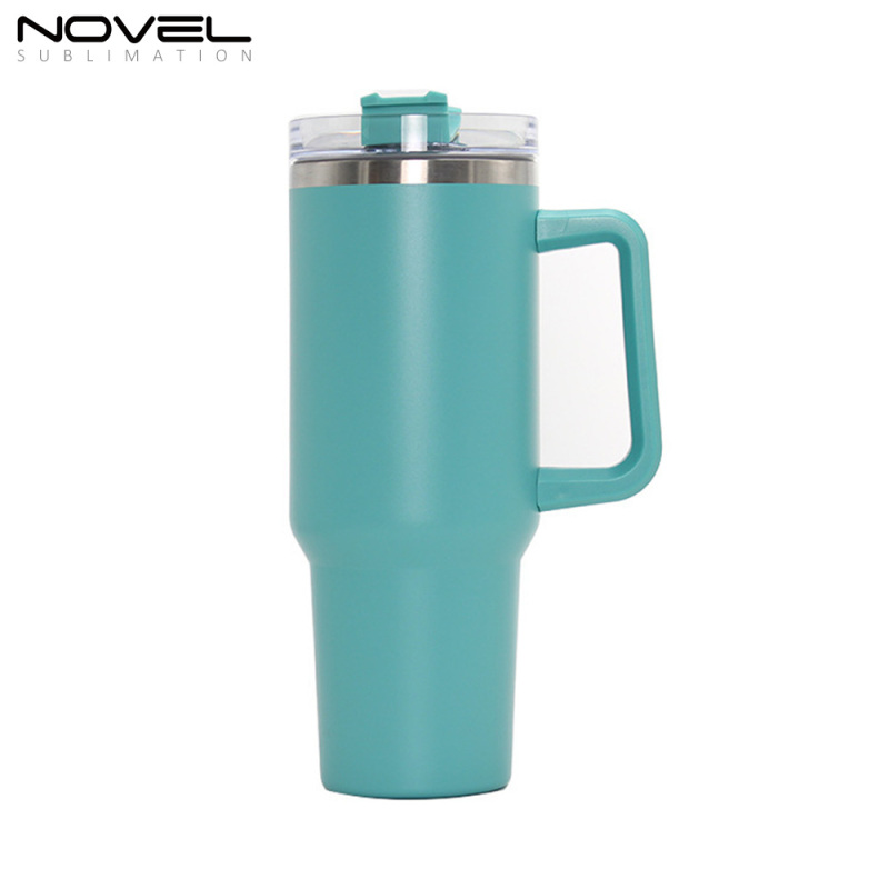 New coming Blank Dye-Sublimation 40OZ Car Mug Colorful Stainless Steel Bottle