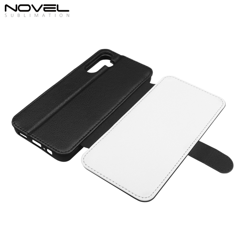 For Galaxy A14 / A25 / A34 / A54 / S23 FE DIY Sublimation PU Leather Wallet Blank Mobile Phone Bag