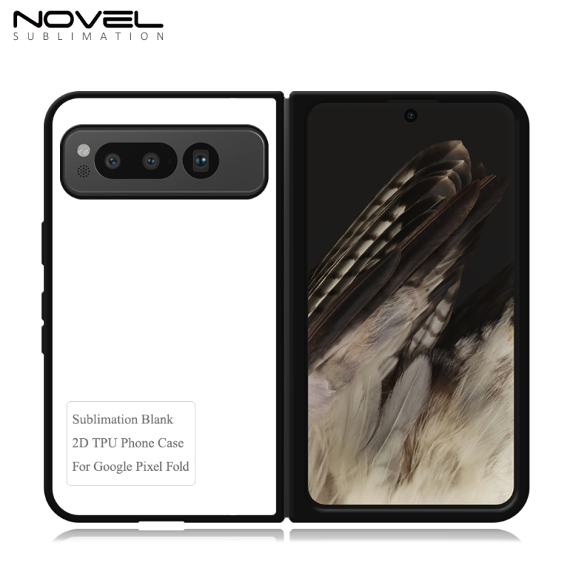 For Google Pixel Fold High Quality Blank Sublimation 2D Soft Rubber Mobile Phone Cover