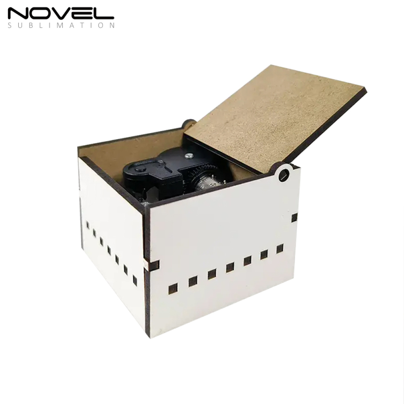 Facotry Price Christmas Decration Blank Sublimation MDF Music Box