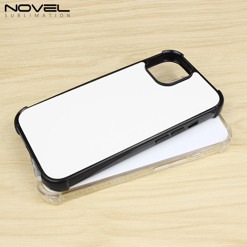 For iPhone 15 / IP 15 Pro / IP15 Plus / IP 15 Ultra Four Corner Anti-shock Blank Sublimation Phone Case 2D TPU Mobile Phone Cover