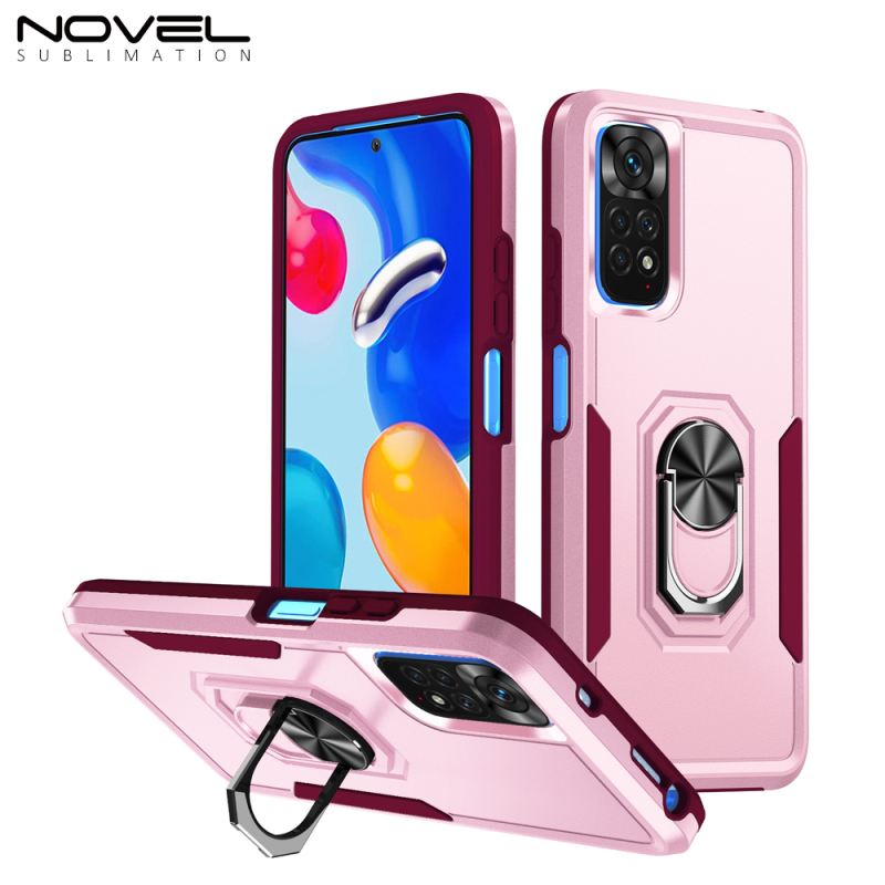Wholesale Price Bayer Material Cellphone Shell With Card Holder Heavy Duty Mobile Phone Case For Redmi Note 11 Global