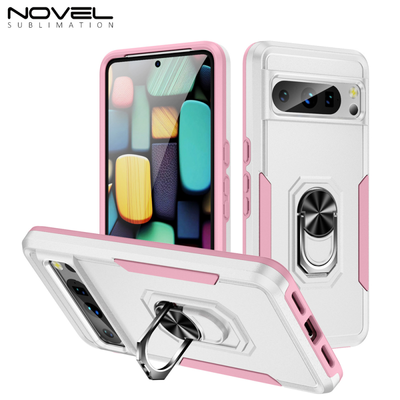 New Heavy Duty Mobile Phone Case With Ring Holder Bayer Material Cellphone Cover for Moto models