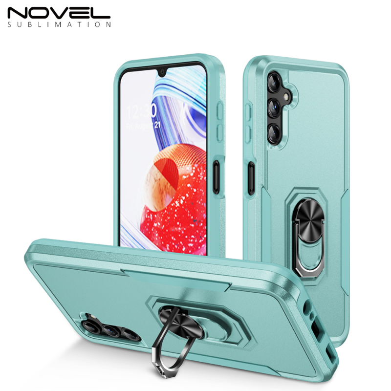 Factory Price Bayer Material Heavy Duty Mobile Phone Case With Magnetic Ring Car for Samsung models