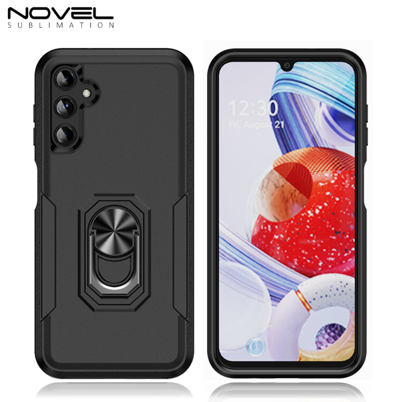 Factory Price Bayer Material Heavy Duty Mobile Phone Case With Magnetic Ring Car for Samsung models
