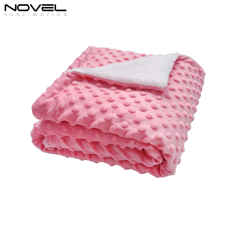 Comfortable Soft Feeling Blank Sublimation Bean Blanket With Five Color
