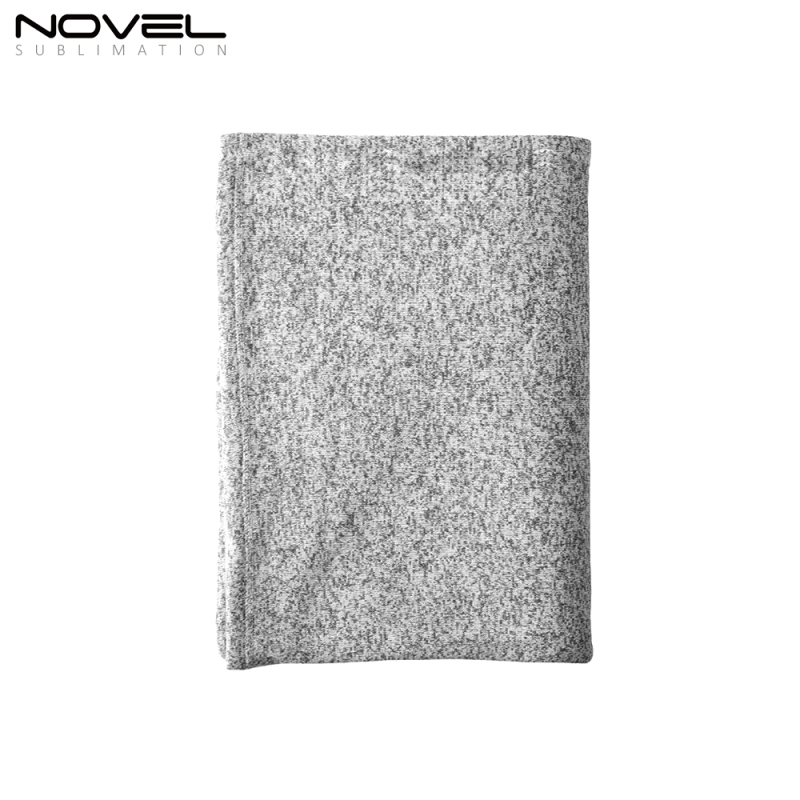 Poylester Material Blank Sublimation Grey Blanket