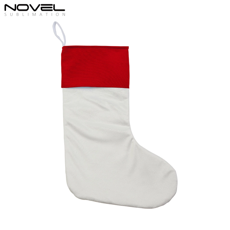 Dye-Sublimation Christmas Gift Bag DIY Blank Christmas Socks Personality Christmas Tree Hanging Ornaments Stocking