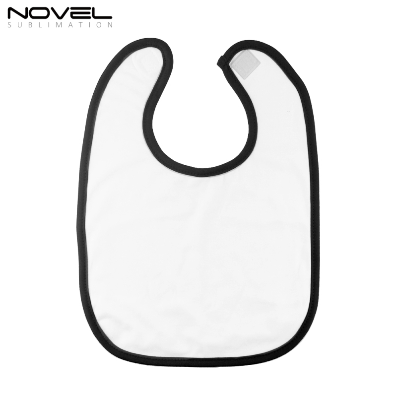 Colorful DIY Blank Dye-Sublimation Comfortable Baby Bibs