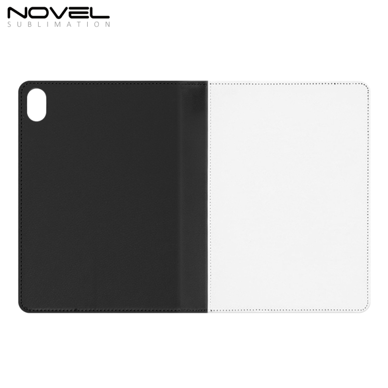 For iPad mini 6 Blank Sublimation Mobile Phone Case DIY Stand-UP PU Leather Wallet