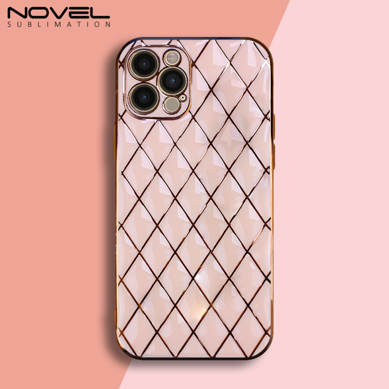 beautiful colorful electroplated lambskin mobile phone case for iphone 12 / 15 / 14 /13 / XS max / XR /XS