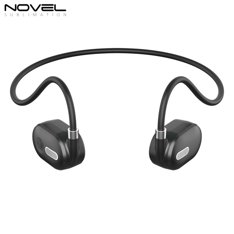 Q6 Style Cheap Price Air Bone Conduction Headphones 10 Hours Playtime Sports Headset with Mic for Running, Cycling, Gym, Driving
