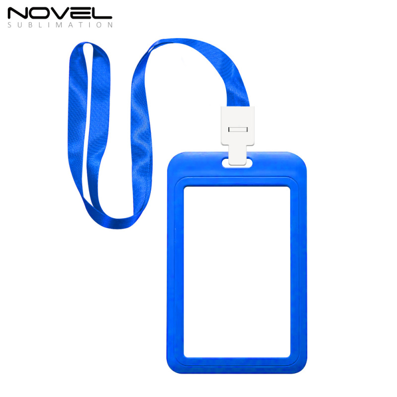 Popular Badge Holder With Blank Sublimation Double-Side Printing Aluminum Sheet