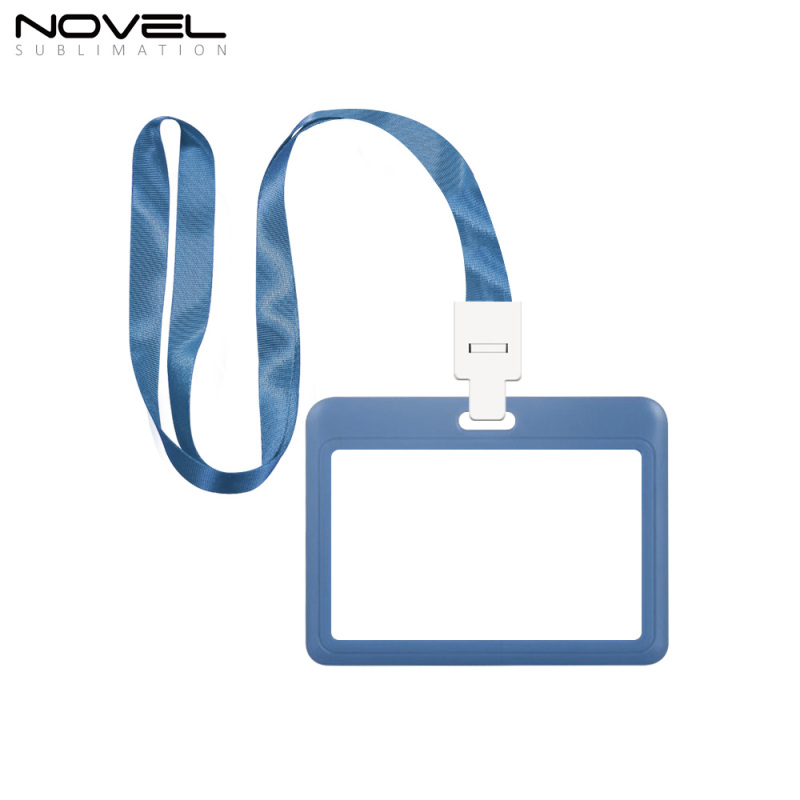 Popular Badge Holder With Blank Sublimation Double-Side Printing Aluminum Sheet