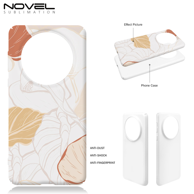 For Huawei Mate 60 Full Wrapped 3D Film Sublimation Phone Cases With Glossy Surface
