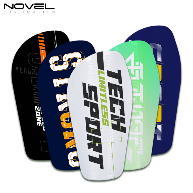 Popular Personalized Sublimation Blank Soccer Shin Guards With Different Design Mini Shin Guards Carbon Fibre Shin Guards Hexagon Shin Guards and Shin Guards