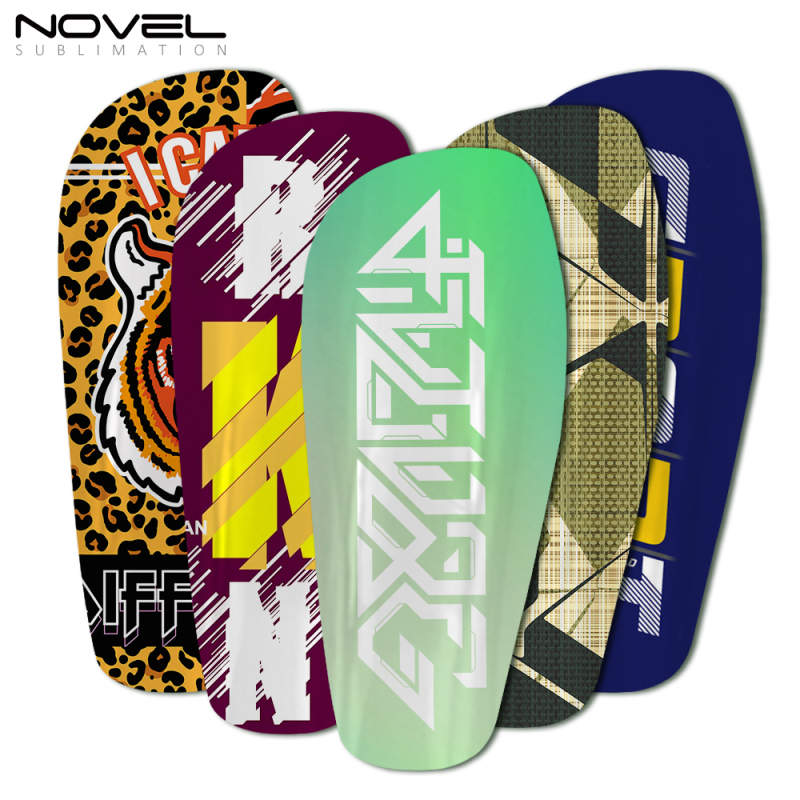 Popular Personalized Sublimation Blank Soccer Shin Guards With Different Design Mini Shin Guards Carbon Fibre Shin Guards Hexagon Shin Guards and Shin Guards