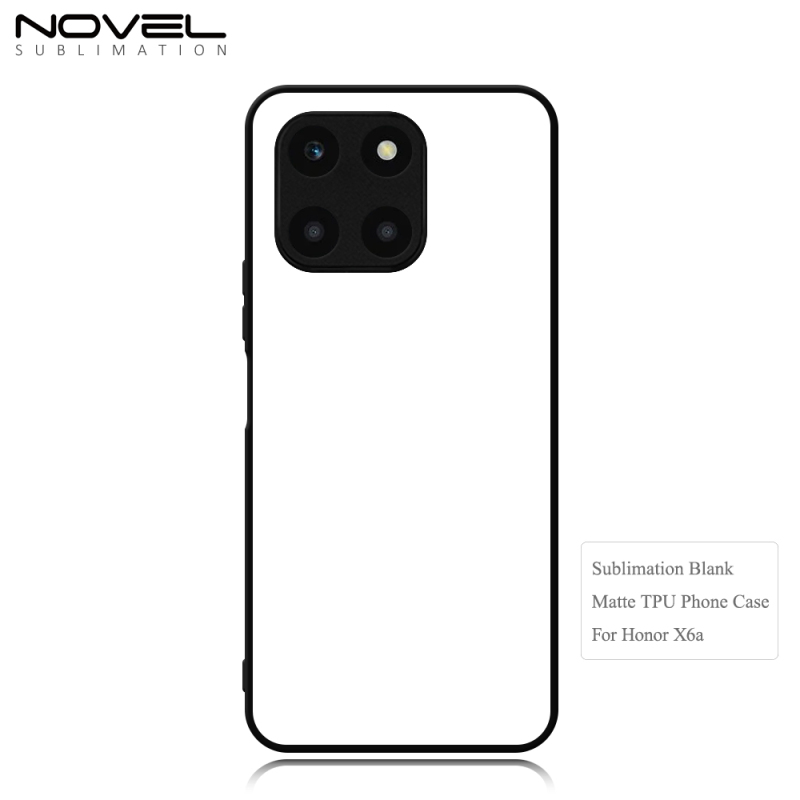 For Huawei Honor X6A / Honor 80 GT / Honor X7A / Honor X8A Customized Sublimation 2D TPU CellPhone Case With Blank Metal Insert