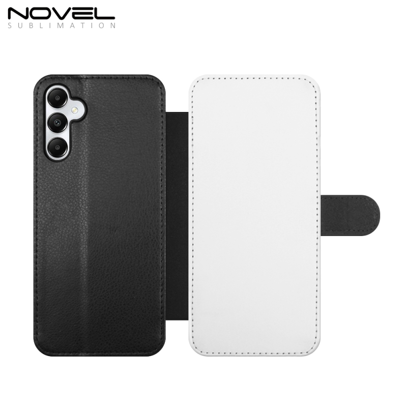 For Galaxy A05/A05S/A15/A14 / A25 / A34 / A54 / S23 FE DIY Sublimation PU Leather Wallet Blank Mobile Phone Bag