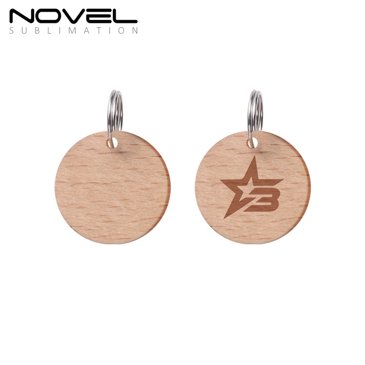 wholesale factory price wooden dog tags blank laser pet tags semi-finished wooden tags