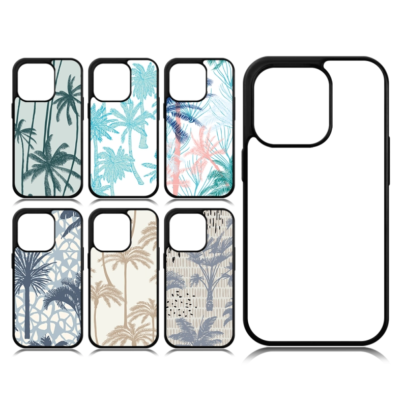 For iPhone 15/15 Pro/15 Pro max/15 Plus / 14 / IP 14 Plus / IP 14 Pro  / IP 14 Pro max Blank 2D Heavy Duty Phone Case Sublimation 2in1 Phone Cover