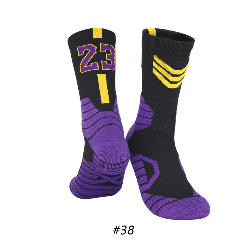 Star Basketball Socks for Men &amp; Boys, Basketball Team Lucky Number Socks for Outdoor Sports Adult &amp; Children