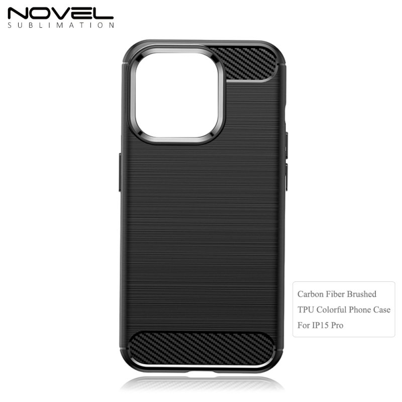 For Moto G53 / E13 Soft Rubber Carbon Fiber Brushed Anti-Drop Mobile Phone Case Strong Protect Phone Cover