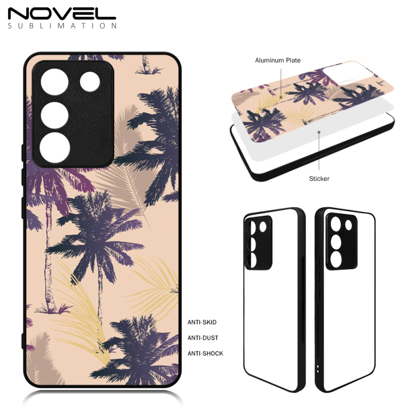 For Vivo Y200 5G / Y100 China Version / IQOO 12 / Y02 4G Wholesale Price DIY Blank Dye-Sublimation 2D Soft TPU Mobile Phone Cover