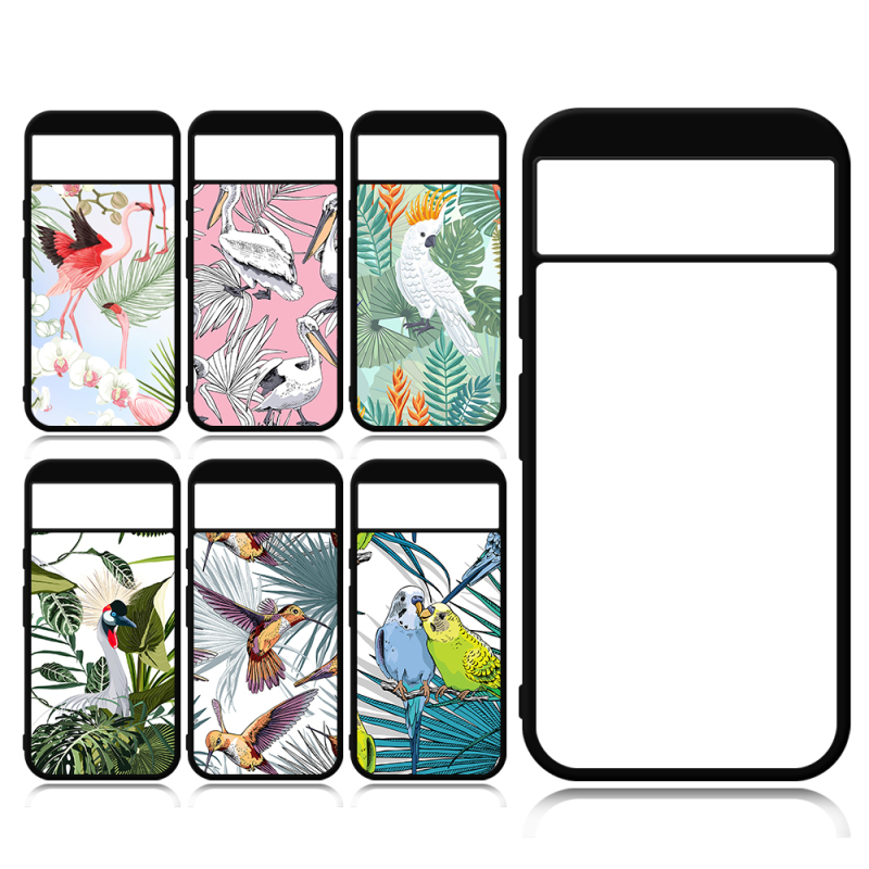 DIY 2D TPU Mobile Phone Case High Quality Blank Sublimation 2D Soft Rubber Phone Cover For Google Pixel 8A/ Pixel 8 /8 Pro / Pixel 7A / Pixel 6