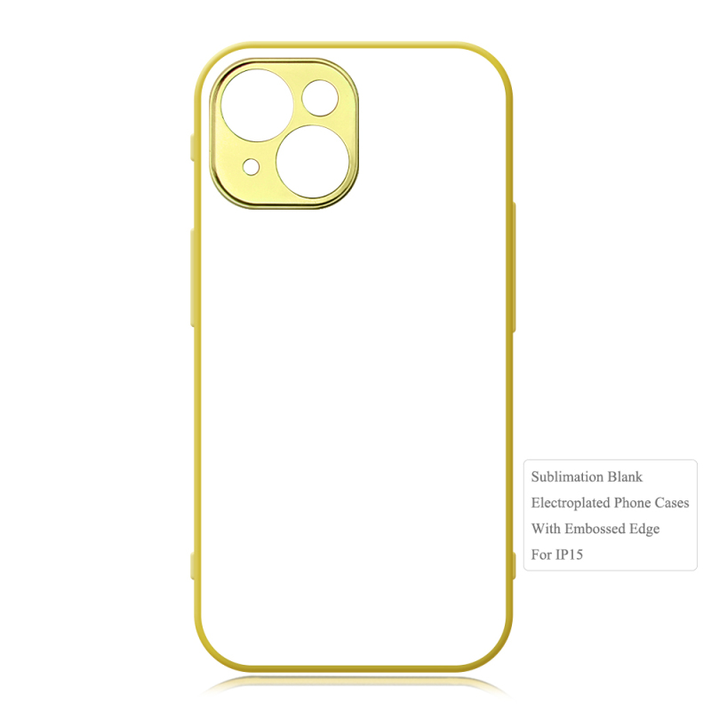 For iPhone 15 / IP 15 Plus / IP 15 Pro / IP 15 Pro max DIY Blank Sublimation Mobile Phone Cases With Embossed Side