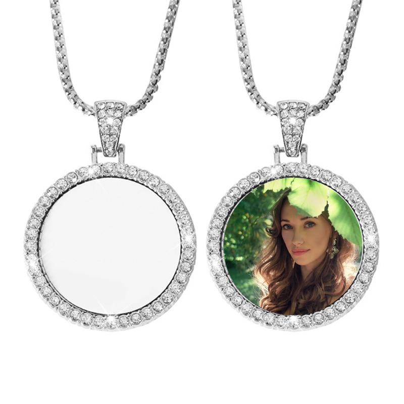 Beautiful New Dye-Sublimation Blank Necklace Popular Heat Transfer Necklace Jewelry With Different Shape