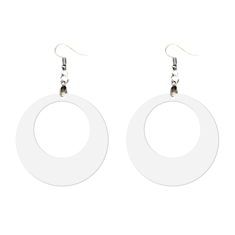 Double-Sides Printing Sublimation Blank MDF Earring Popular DIY Heat Transfer MDF Earring With 33 Different Design