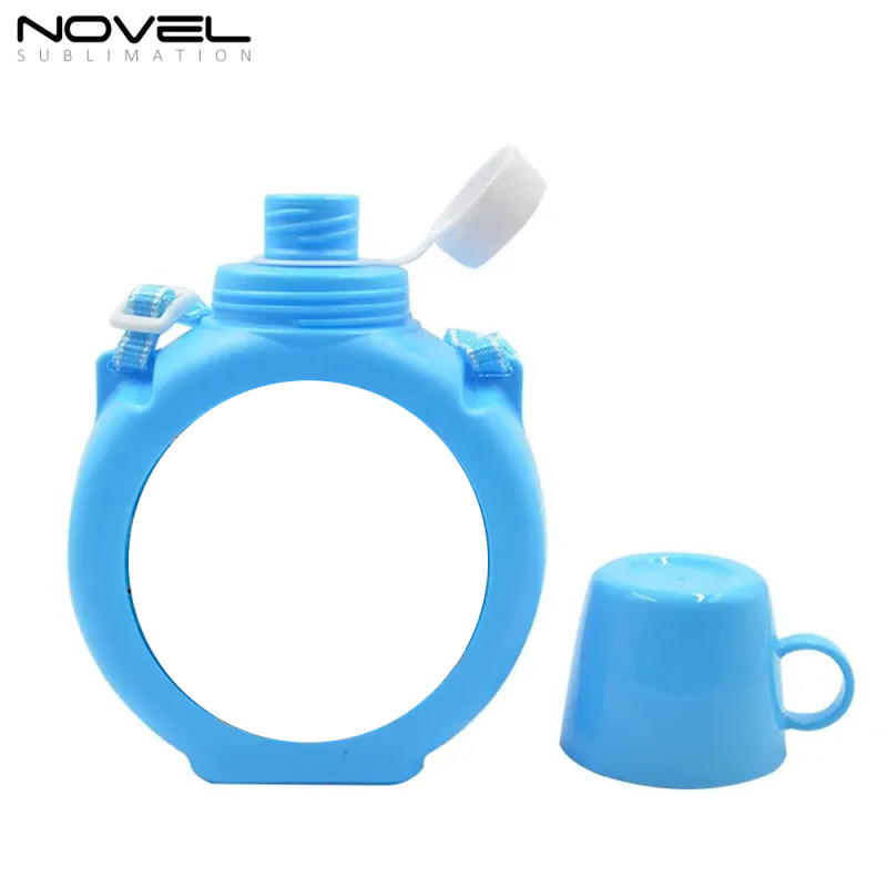 Wholesale Price DIY Blank Sublimation 700ML Kids Water Bottle With Rose Red and Blue Color