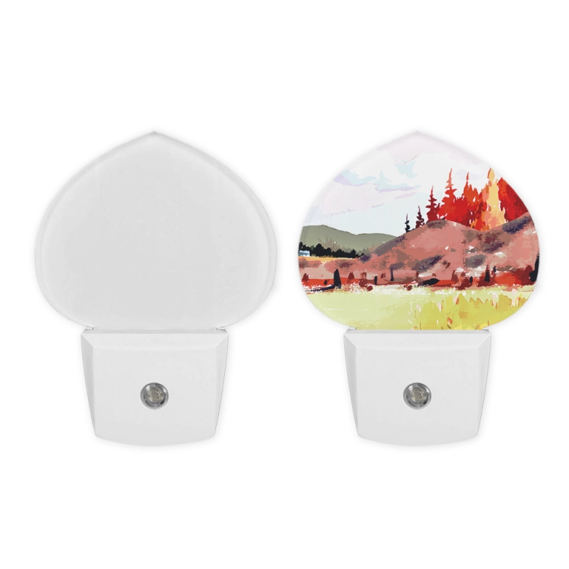 New Released Attractive DIY Sublimation Blank Light-Sensing Acrylic Night Light