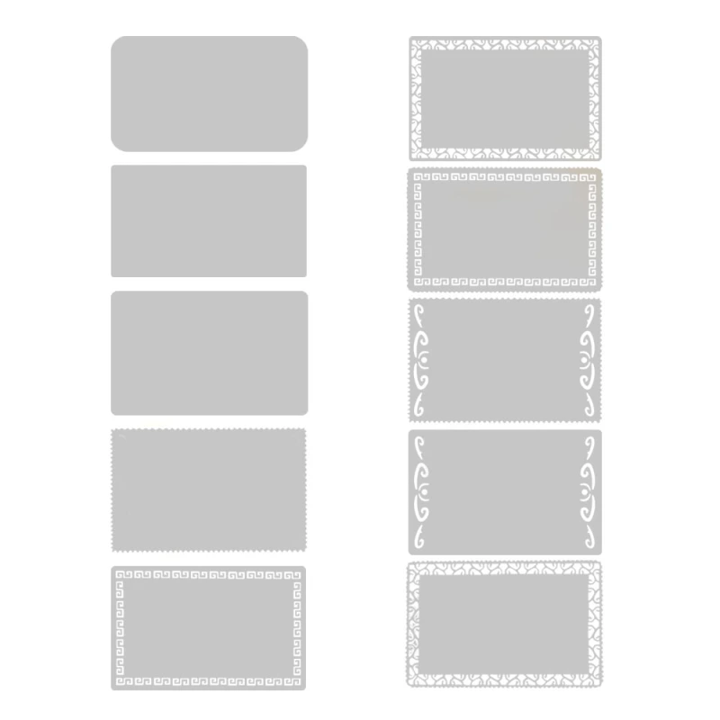 Personality Blank Sublimation Metal Business Card With Five Color and Ten Design
