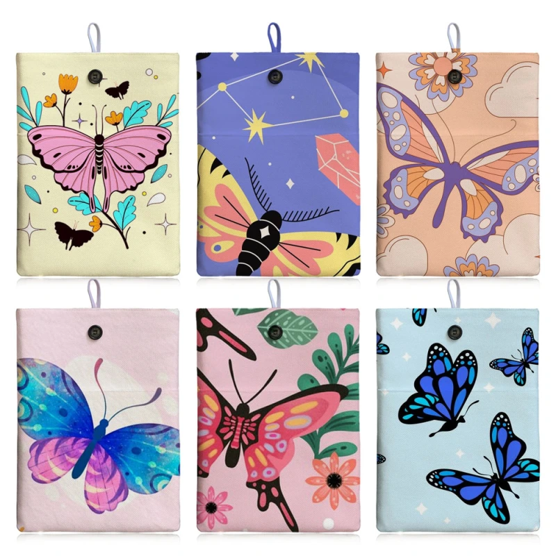 Fancy Personality Blank Sublimation Cotton Linen Book Bag With Three Size
