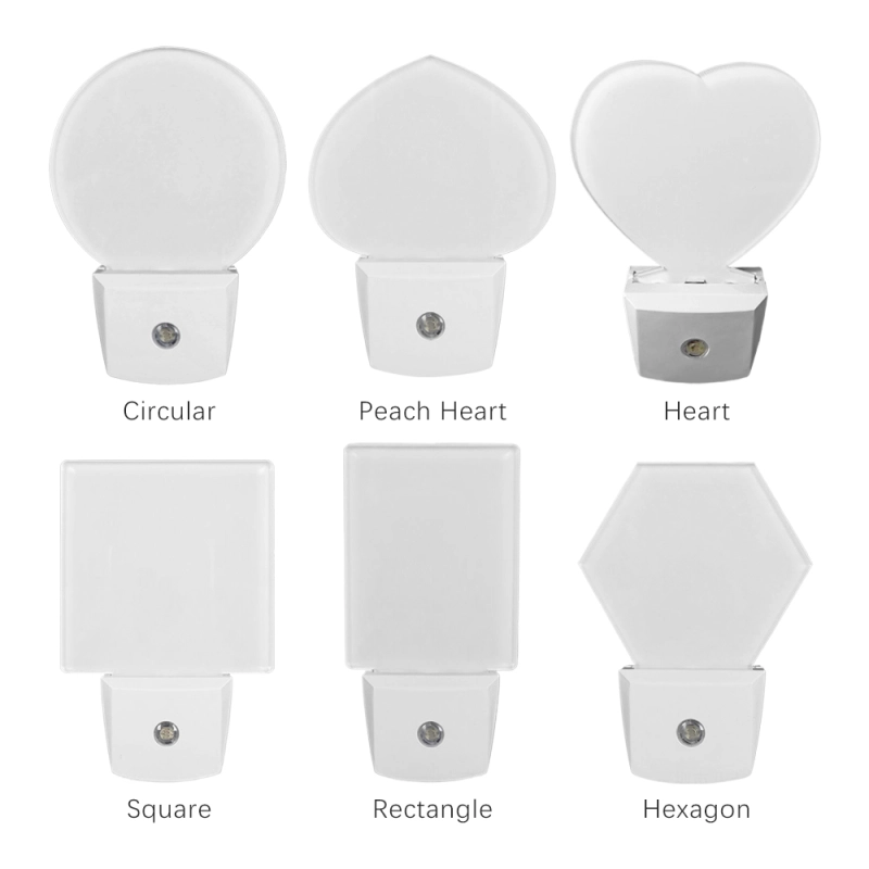 New Released Attractive DIY Sublimation Blank Light-Sensing Acrylic Night Light