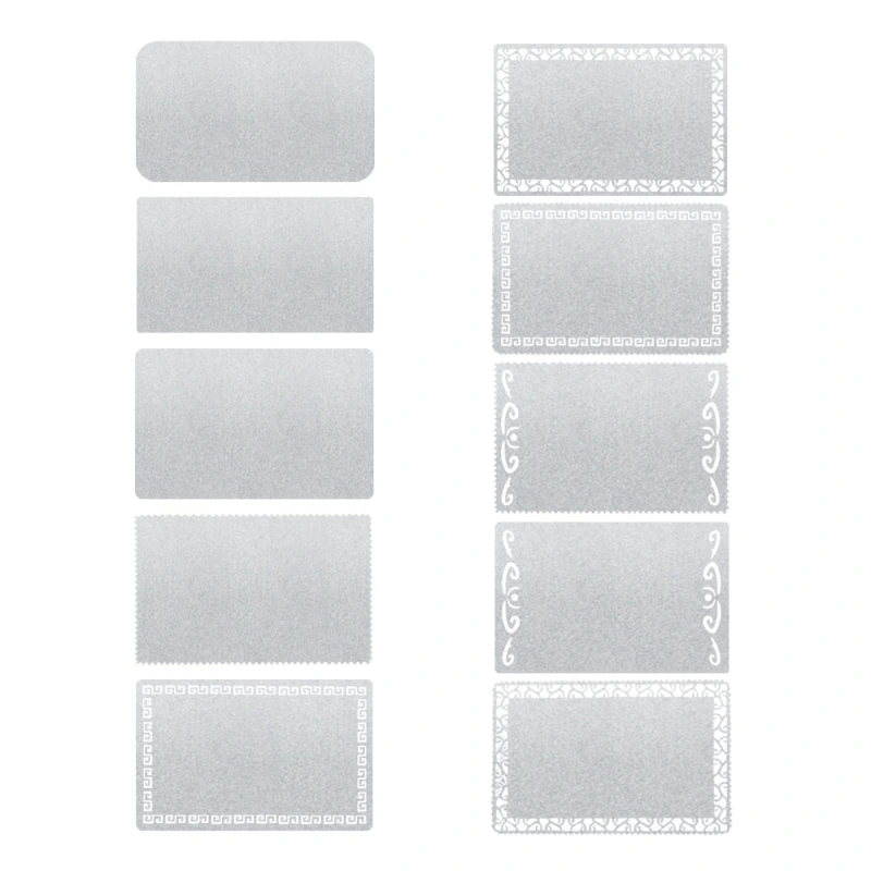 Personality Blank Sublimation Metal Business Card With Five Color and Ten Design