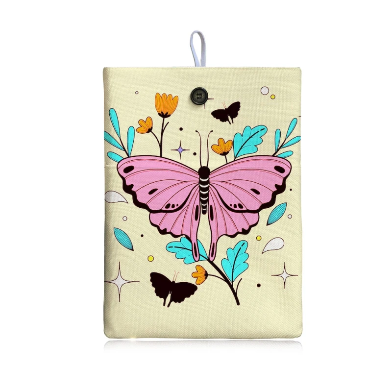 Fancy Personality Blank Sublimation Cotton Linen Book Bag With Three Size