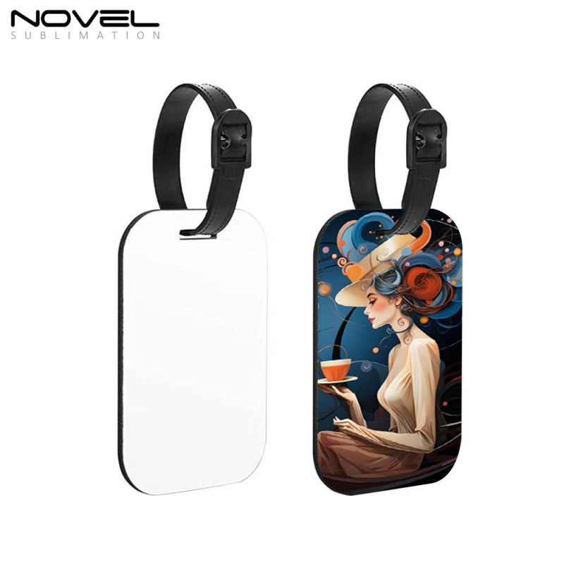 Wholesale Blank Sublimation MDF Luggage Tags With Double-Sides Printing