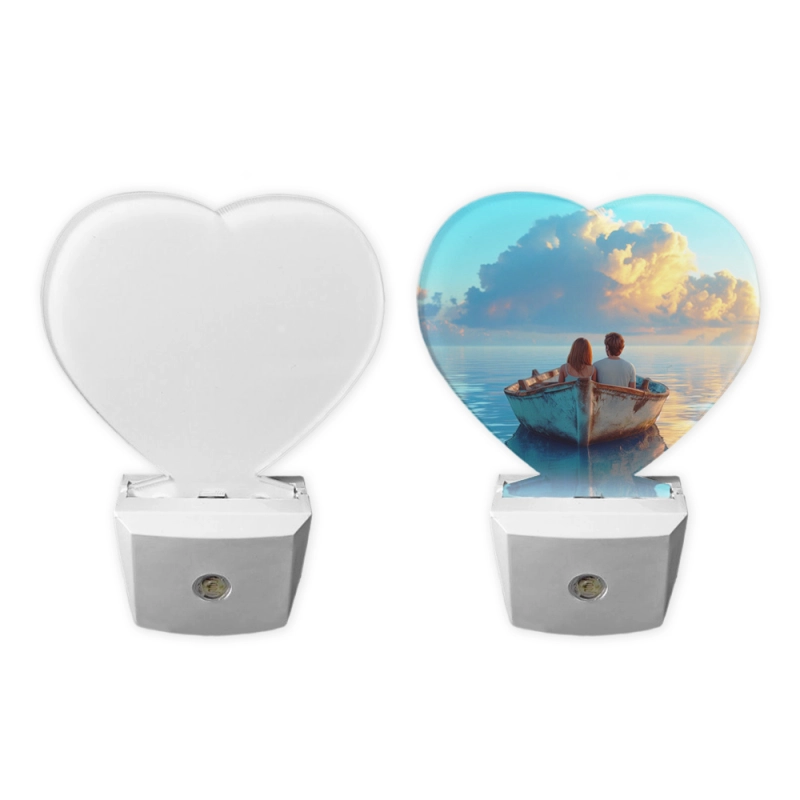 New Released Attractive DIY Sublimation Blank Light-Sensing Acrylic Night Light