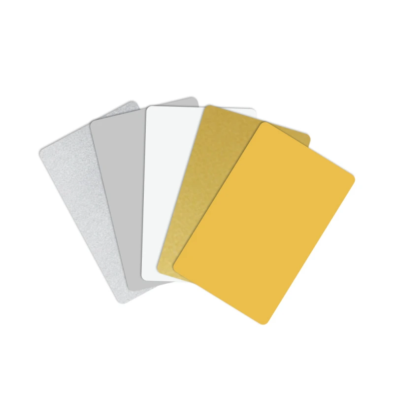 Personality Blank Sublimation Metal Business Card With Five Color and Ten Design