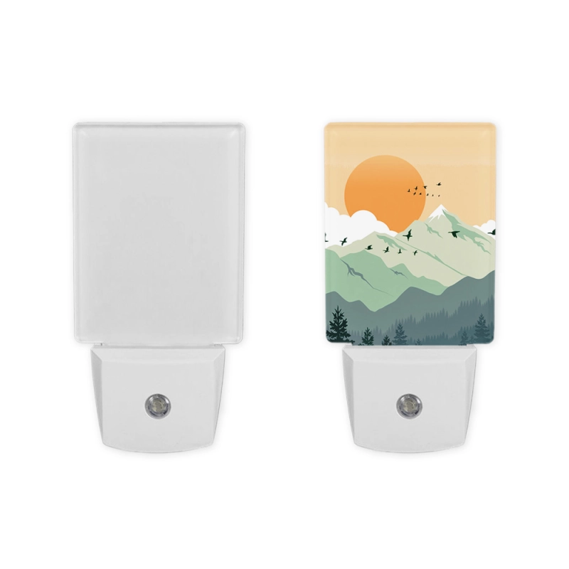 New Released Attractive DIY Sublimation Blank Light-Sensing Acrylic Night Light