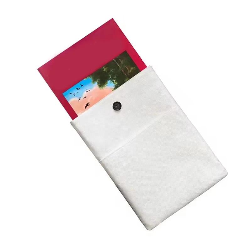 Fancy Personality Blank Sublimation Cotton Linen Book Bag With Three Size