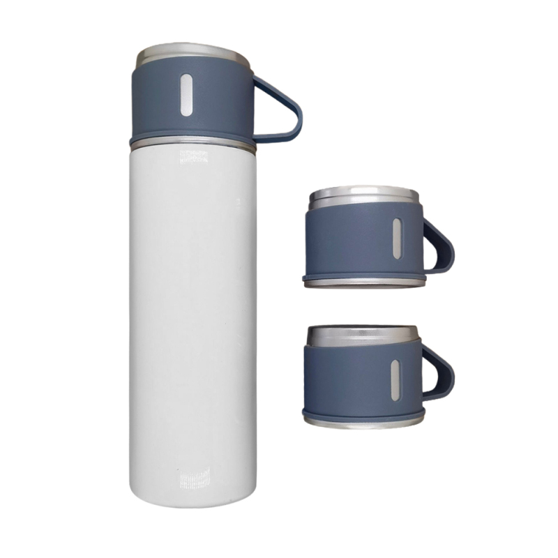 New Coming One Cup Three-lid Blank Sublimation Coated Stainless Steeel Mug With Six Color
