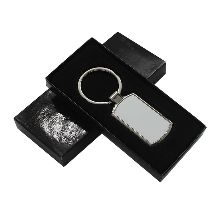 Free Sample Blank Customized Design Sublimation Metal Keyring Wholesale DIY Metal Key Chain